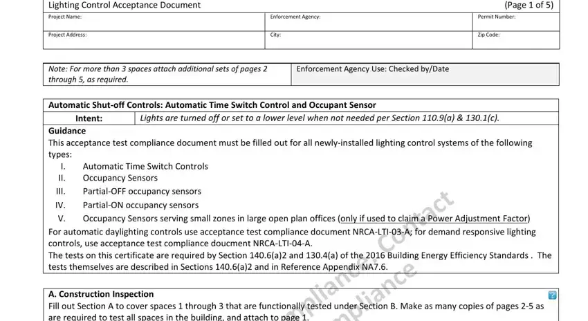 step 1 to writing california cec nrca