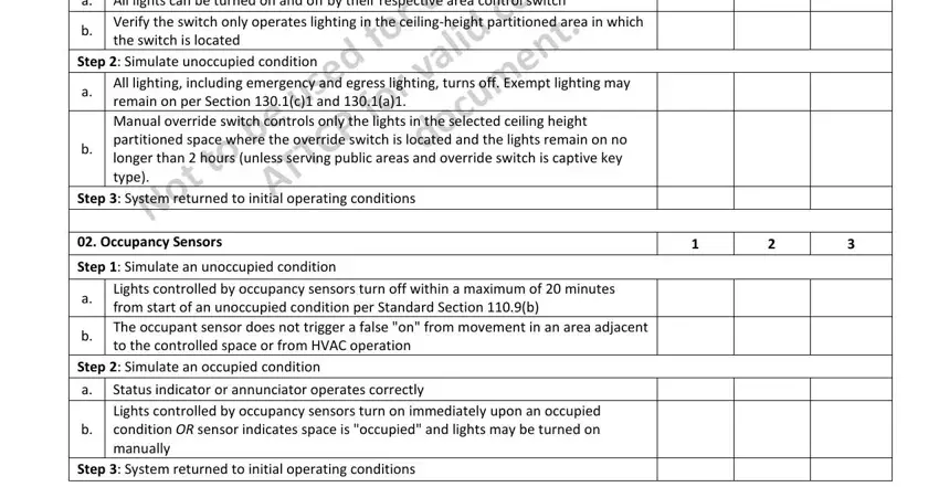 part 4 to filling out lighting acceptance lti