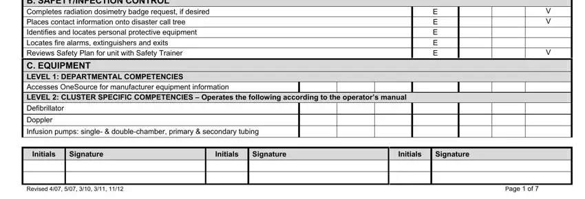 Finishing er triage competency checklist step 2