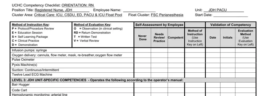 Finishing er triage competency checklist part 3