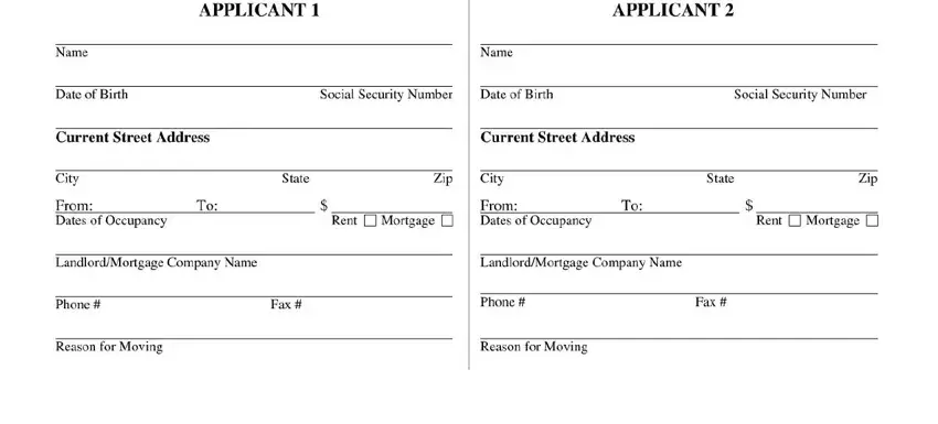 Entering details in nvar rental application pdf stage 3