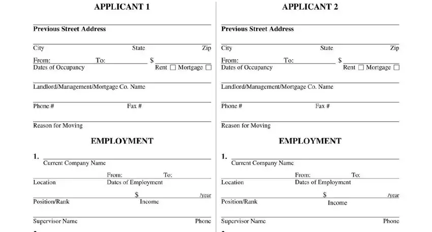 nvar rental application pdf  fields to complete