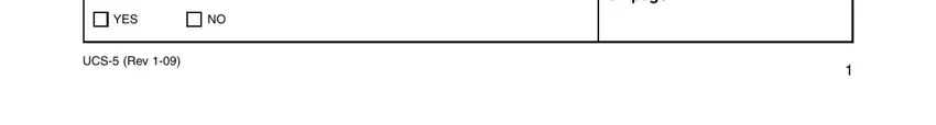 stage 3 to completing ucs 5 application form