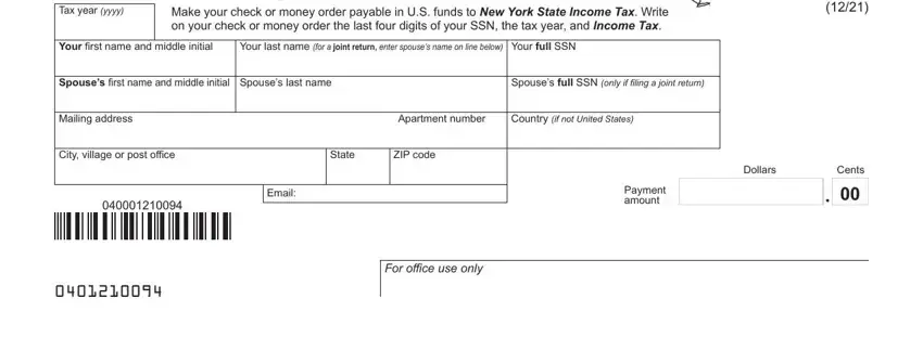 writing ny payment income tax part 1