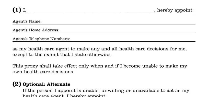 part 1 to writing health care proxy
