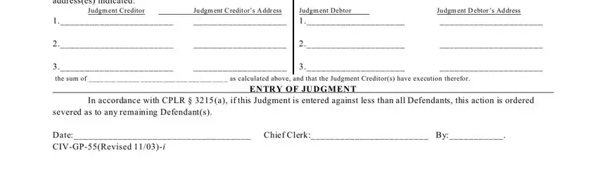 Filling out ny transcript of judgment form part 3