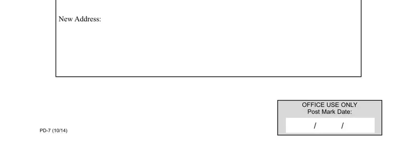 Entering details in dmv plate surrender form stage 2