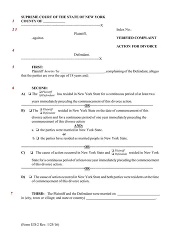 Ny Ud 2 Verified Complaint Form Preview