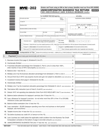 Nyc 202 Form Preview