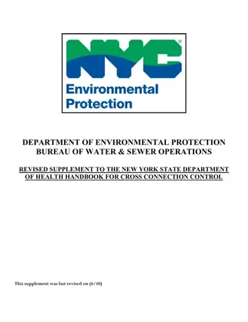 Nyc Dep Backflow Form Preview