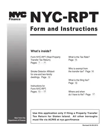 Nyc Rpt Form Preview