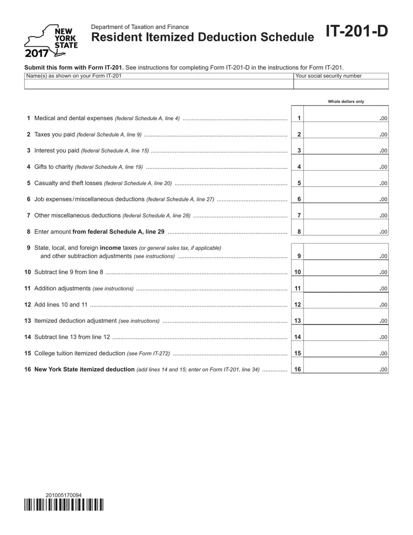 Nys It 201 D Fill Out Printable PDF Forms Online