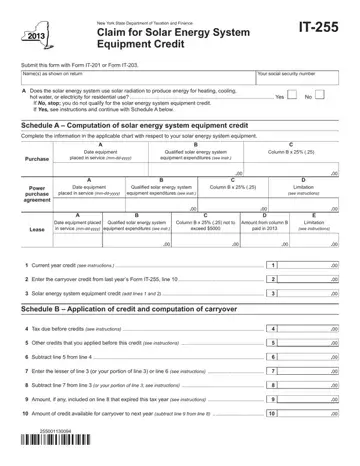 Nys It 255 Form Preview