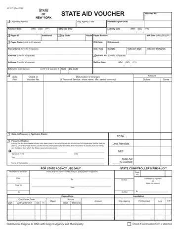 Nys State Aid Voucher Form Preview