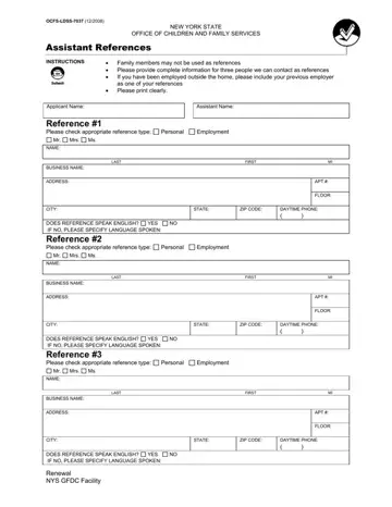 Ocfs Ldss 7037 Form Preview