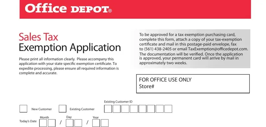 office depot tax exempt empty spaces to consider