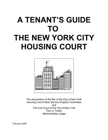 Official Nycha Form Preview