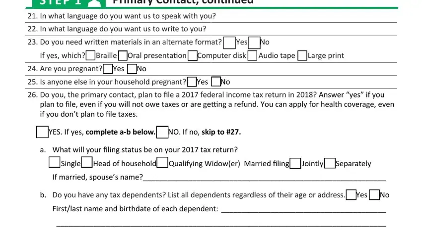 stage 4 to filling out oha plan