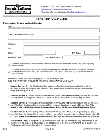 Ohio 532B Form Preview