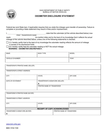 Ohio Department Of Public Safety Form Preview