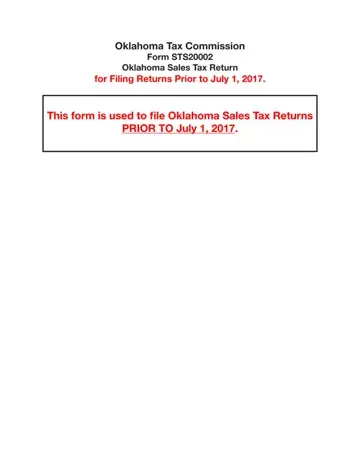Oklahoma Sales Form Preview