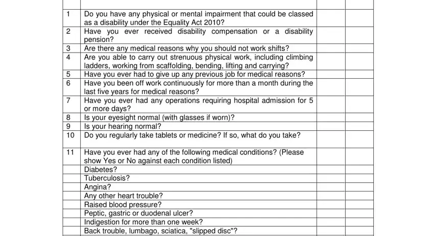 part 5 to filling out airport online form