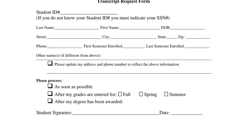 filling in northern essex community college transcripts part 1