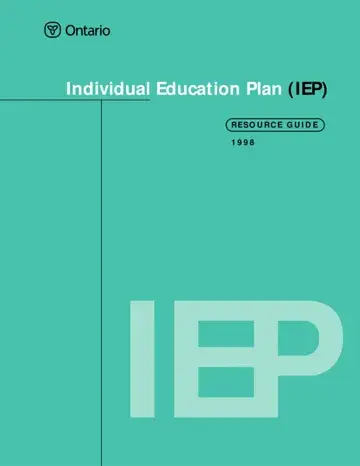 Ontario IEP Form Preview