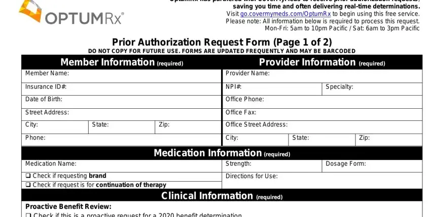 portion of blanks in optumrx prior authorization