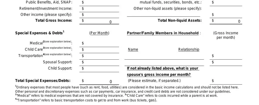 Filling out oregon state bar program part 5