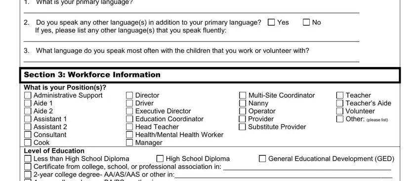 part 2 to completing Oregon Registry Enrollment Form