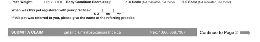 part 3 to filling out form ospca form