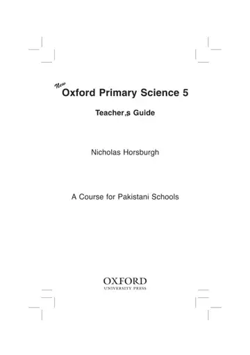 Oxford Primary Science Form Preview