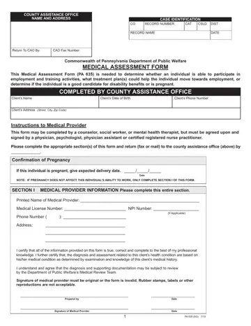Pa 635 Form Preview