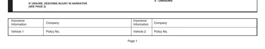 Filling in pennsylvania accident report stage 3