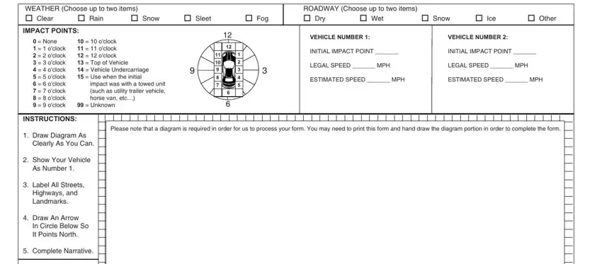 Finishing pennsylvania accident report step 4