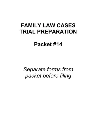 Packet 14 Form Preview