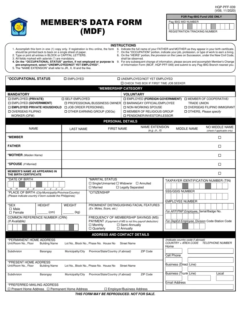 Pag Ibig Printable Form - Printable Forms Free Online