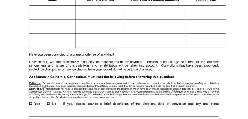 Filling in partycity com application stage 4