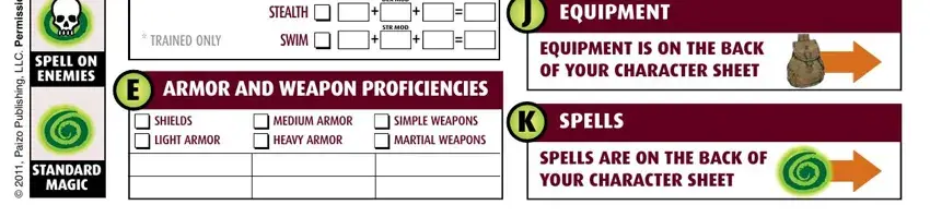 stage 3 to filling out pathfinder 1e editable character sheet
