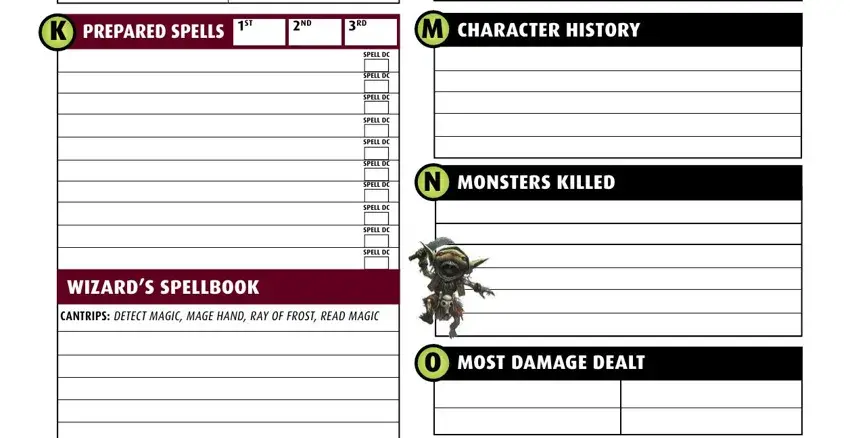 Finishing pathfinder 1e editable character sheet part 5