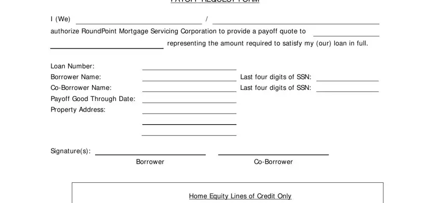 stage 1 to completing payoff request form template