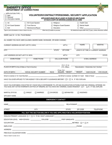 Pbso Application Form Preview