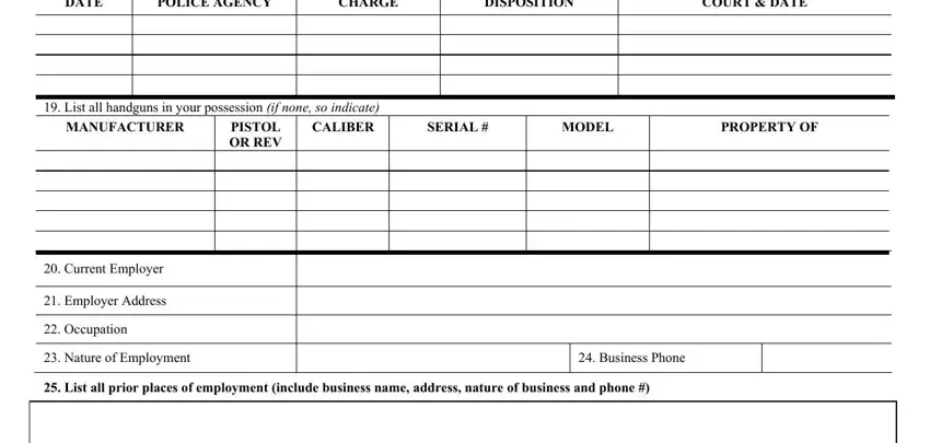 Filling out suffolk county pistol permit application part 2