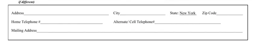 Filling out suffolk county pistol permit application step 3