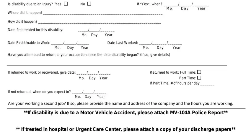 step 3 to completing csea pearl carroll disability insurance