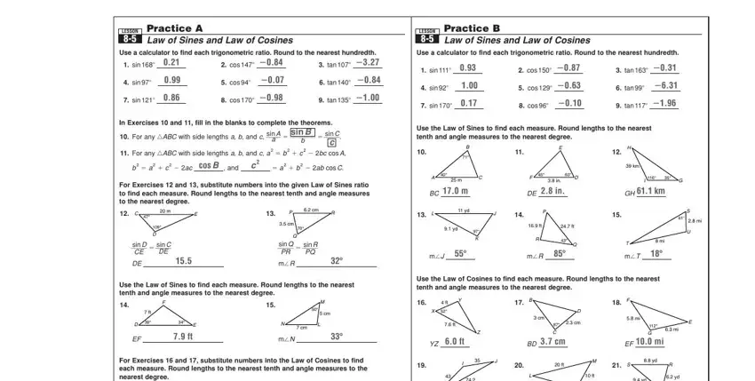 Cosine Law  Formula and Exercise Solutions — Eightify