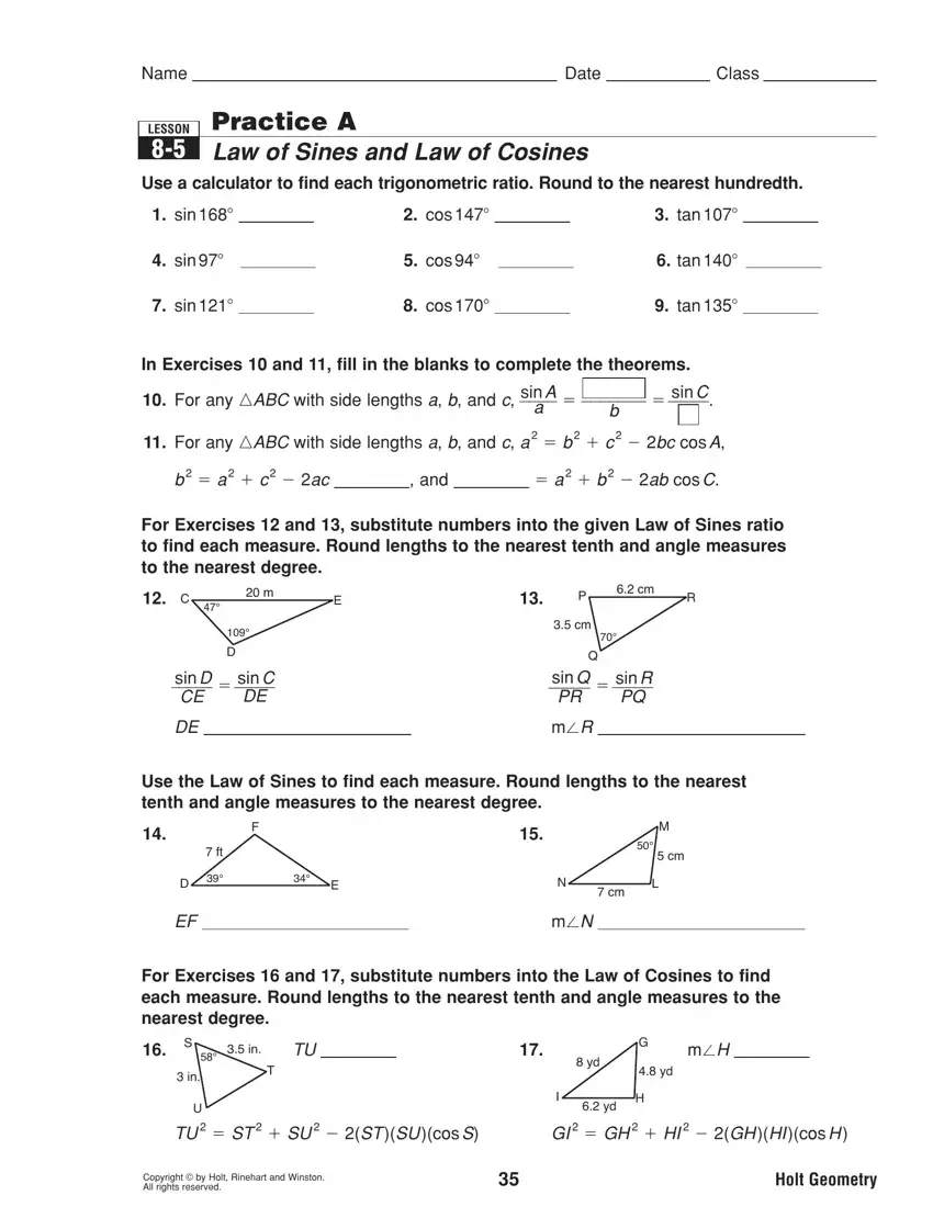 Pearson 8 5 Form G first page preview