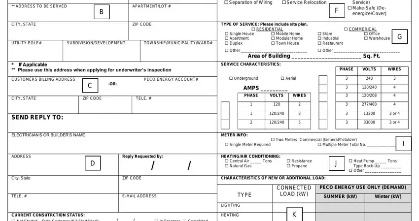 Completing application electric meter part 2