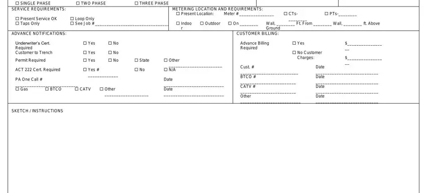 Finishing application electric meter stage 5